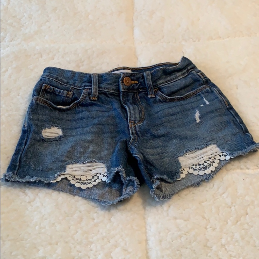 Girls jean shorts